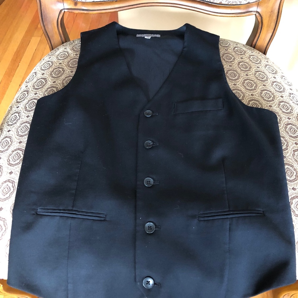 Men’s Royal Blue Button Up Vest